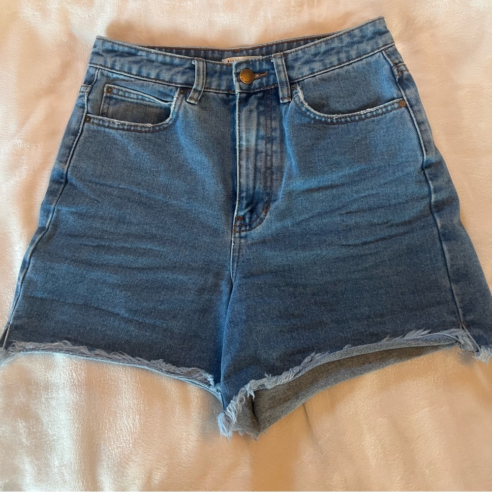 Billabong high waisted jeans shorts